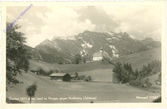 ak214157 Dienten, bei Lend gegen Hochkönig