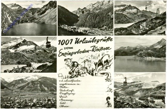 ak214164 Uttendorf, Multiansicht Enzingerboden, Weißsee