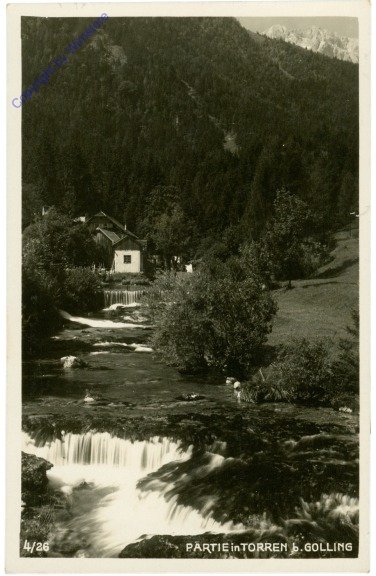 ak214203 Golling an der Salzach, Partie in Torren