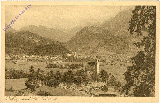 ak214205 Golling an der Salzach, und St. Nikolaus
