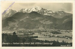 Hallein, Oberalm und Hallein mit Hohen Göll