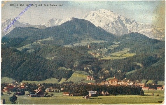 Hallein, und Dürrnberg mit dem Hohen Göll