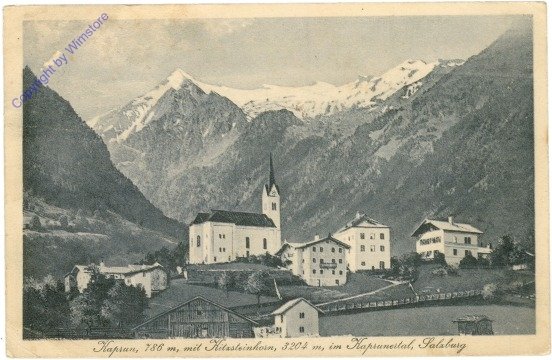 ak214244 Kaprun, mit Kitzsteinhorn