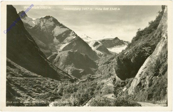 ak214247 Kaprun, Blick vom Wasserfallboden