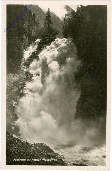 Krimml, Mittlerer Krimmler Wasserfall