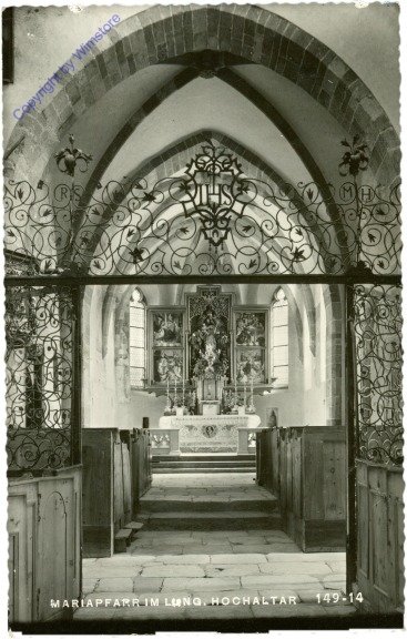 Mariapfarr, Hochaltar