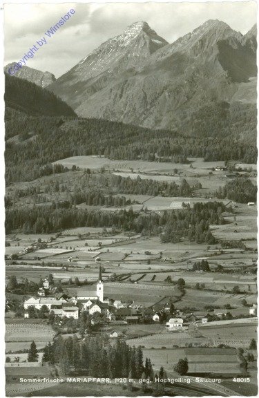 ak214306 Mariapfarr, gegen Hochgolling