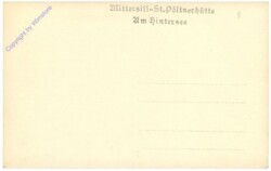 ak214326a Mittersill, Am Hintersee