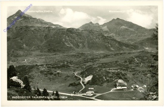 Radstädter Tauern, Tauernpasshöhe