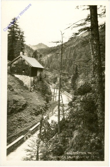 Radstädter Tauern, Zwenger Talpasswacht