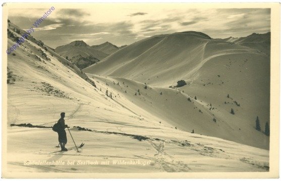 Saalbach-Hinterglemm, Schönleitenhütte mit Wildenkarkogel
