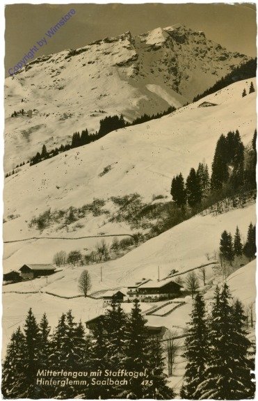 Saalbach-Hinterglemm, Mitterlengau mit Staffkogel