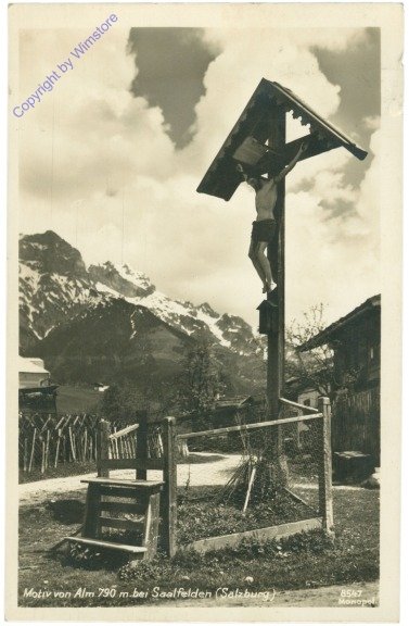Saalfelden, Motiv von Alm