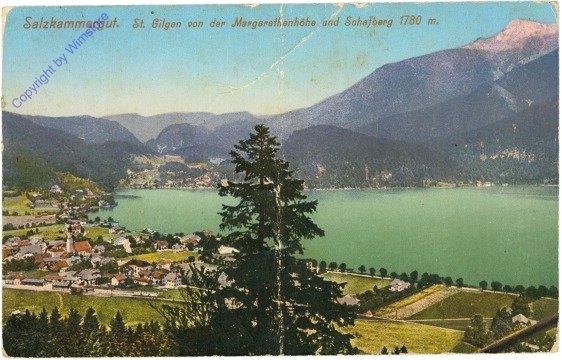 St. Gilgen, von der Margarethenhöhe und Schafberg