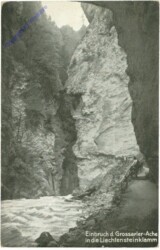 St. Johann im Pongau, Einbruch d. Grossarler-Ache in die Liechtensteinklamm