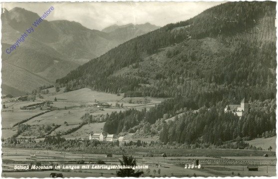 ak214549 Unternberg, Schloss Moosham mit Lehrlingserholungsheim