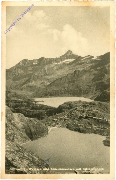 ak214554 Uttendorf, Stubachtal, Weißsee und Tauernmoossee mit Kitzsteinhorn