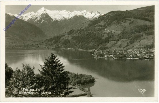ak214583 Zell am See, mit Kitzsteinhorn