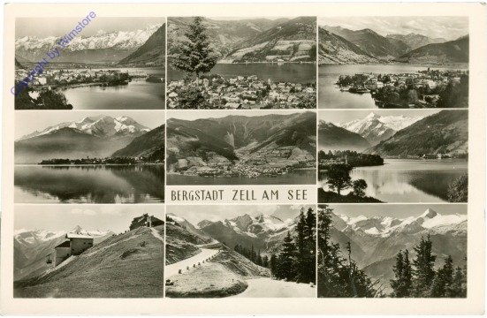 ak214586 Zell am See, Multiansicht