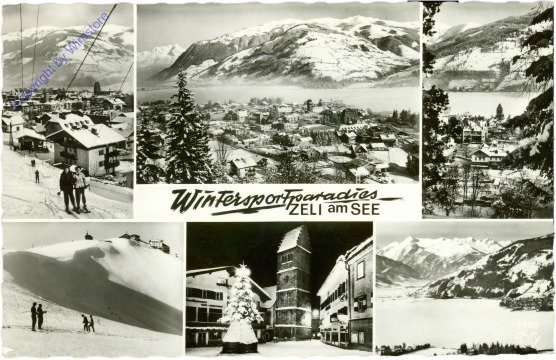 ak214597 Zell am See, Multiansicht