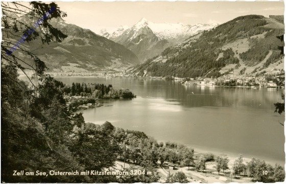 ak214600 Zell am See, mit Kitzsteinhorn