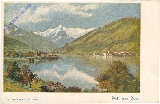 ak214605 Zell am See, Ortsansicht