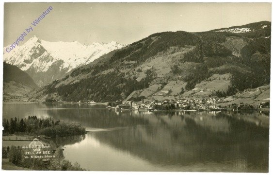 ak214612 Zell am See, mit Kitzsteinhorn