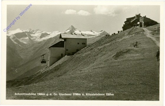 ak214618 Zell am See, Schmittenhöhe g.d. Gr. Glockner u. Kitzsteinhorn