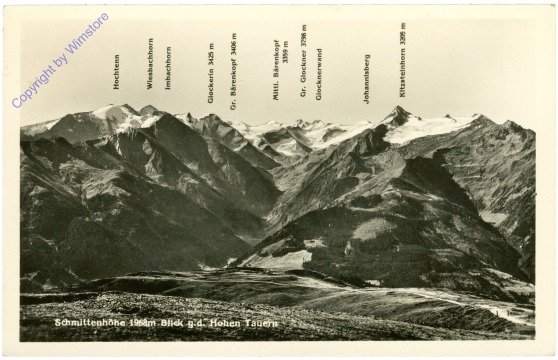 ak214625 Zell am See, Schmittenhöhe g..d. Hohen Tauern
