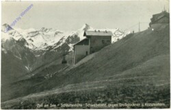 Zell am See, Schmittenhöhe, Schwebebahn gegen Großglockner und Kitzsteinhorn