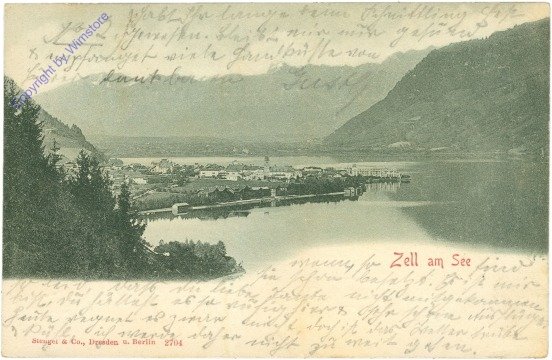 ak214632 Zell am See, Ortsansicht