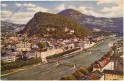 Salzburg, mit Kapuzinerberg und Gaisberg