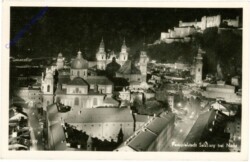 ak214646 Salzburg, bei Nacht