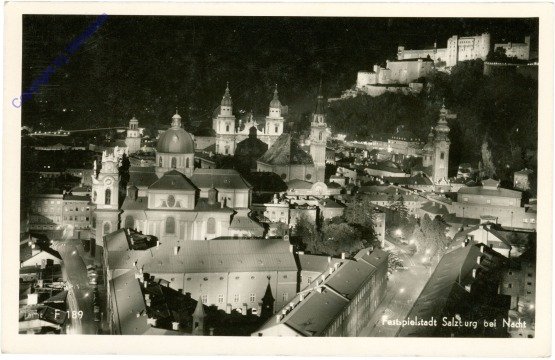 Salzburg, bei Nacht