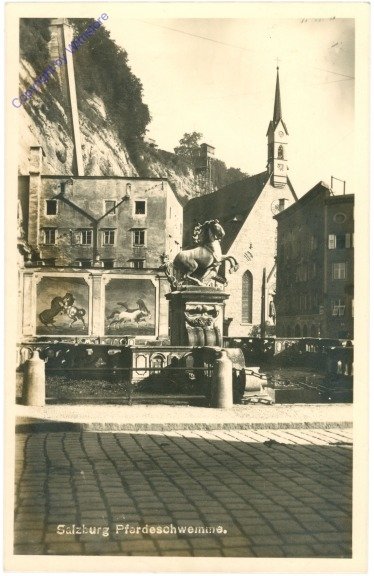 ak214655 Salzburg, Pferdeschwemme