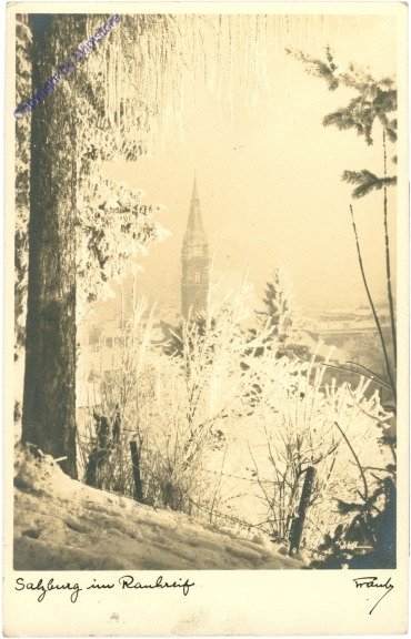 Salzburg, im Rauhreif