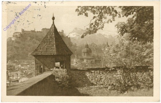Salzburg, vom Kapuzinerberg