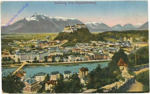 Salzburg, vom Kapuzinerberg