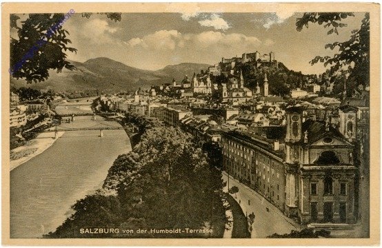 Salzburg, von der Humbolt-Terrasse