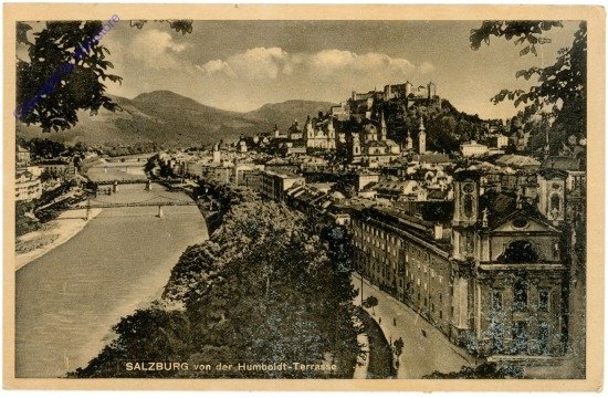 Salzburg, von der Humbolt-Terrasse