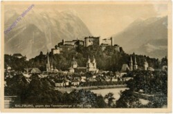 Salzburg, gegen das Tennengebirge u. Pass Lueg