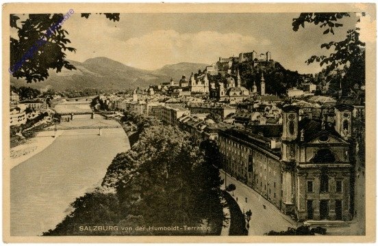 Salzburg, von der Humbolt-Terrasse