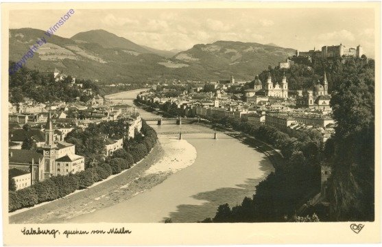 Salzburg, gesehen von Mülln