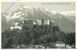Salzburg, Hohensalzburg und der Untersberg
