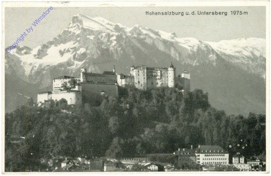 Salzburg, Hohensalzburg und der Untersberg