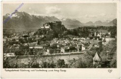 Salzburg, mit Untersberg und bayr. Berge