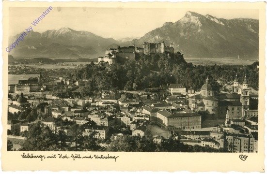 Salzburg, mit Hoh. Göll und Untersberg