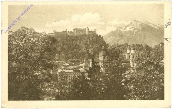 Salzburg, vom Kapuzinerberg