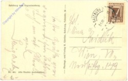 Salzburg, vom Kapuzinerberg