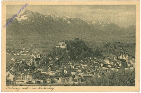 Salzburg, mit dem Untersberg